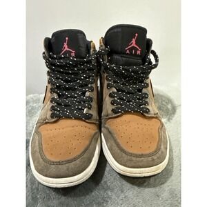 Size‎ 6.5 - Air Jordan 1 SE Mid Dark Chocolate- Pre Owned